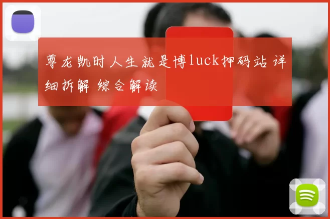 尊龙凯时人生就是博luck押码站 详细拆解 综合解读